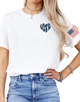 Freedom Freeloader Voter Awareness Tee with QR Co…