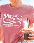 Reclaiming America Committeeman T-shirt | USA Flag Sleeve