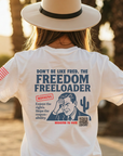 arizona get out the vote qr code tshirt white back