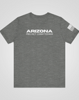 precinct committeeman shirt usa flag sleeve graphite heather front