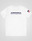 arizona precinct committeeman shirt usa flag sleeve white front