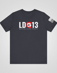 ld13 republican shirt navy heather front