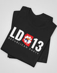 maga ld13 republican shirt black folded