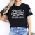 Reclaiming America One Precinct at a Time Committeeman tshirt in black front