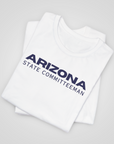 arizona state committeeman shirt usa flag sleeve white folded