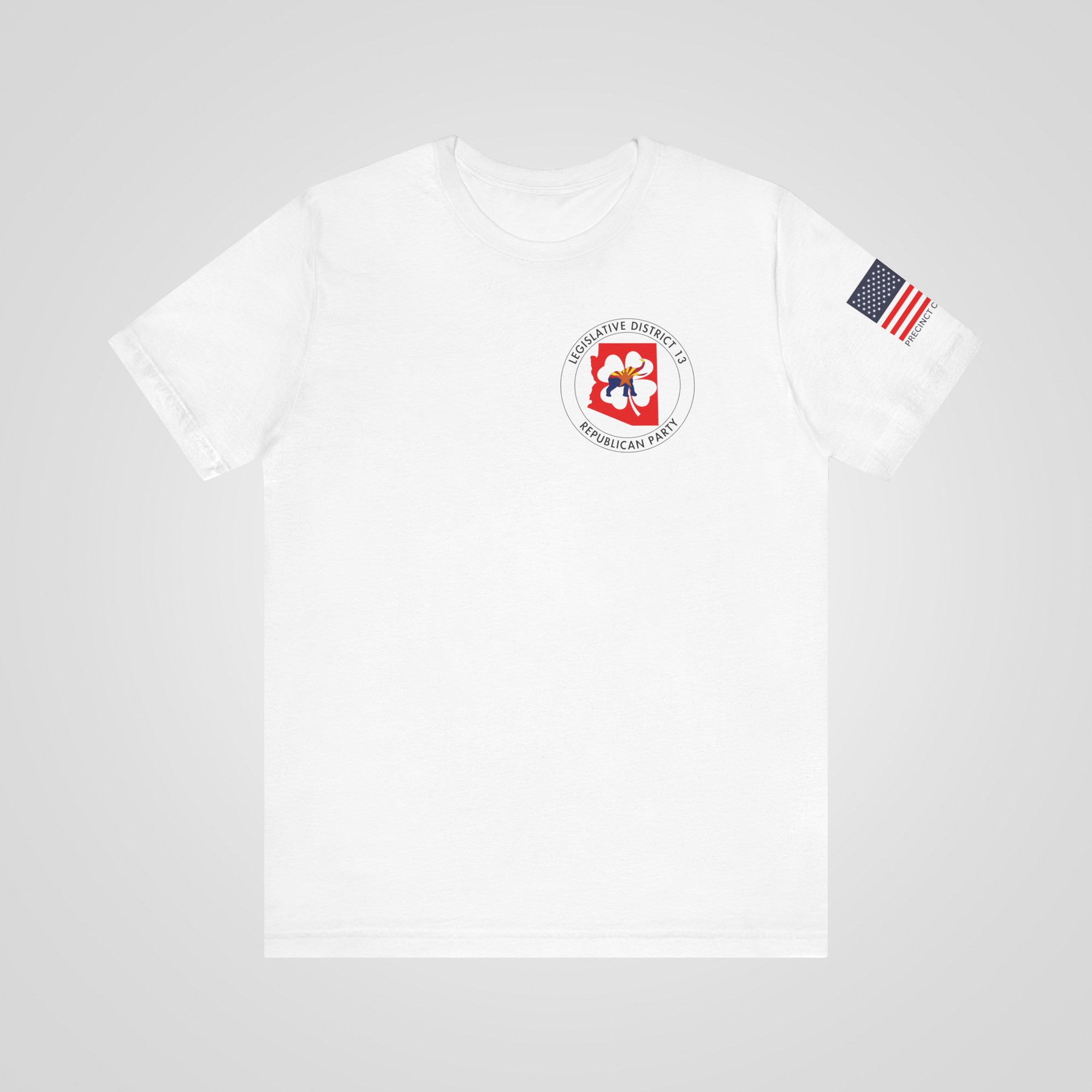 ld13 logo  precinct committeeman shirt white front