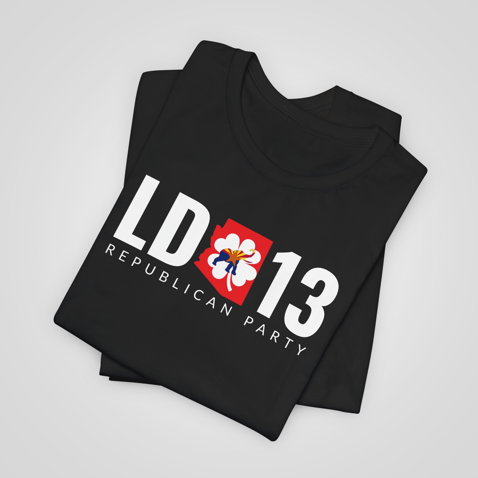maga ld13 republican shirt black folded