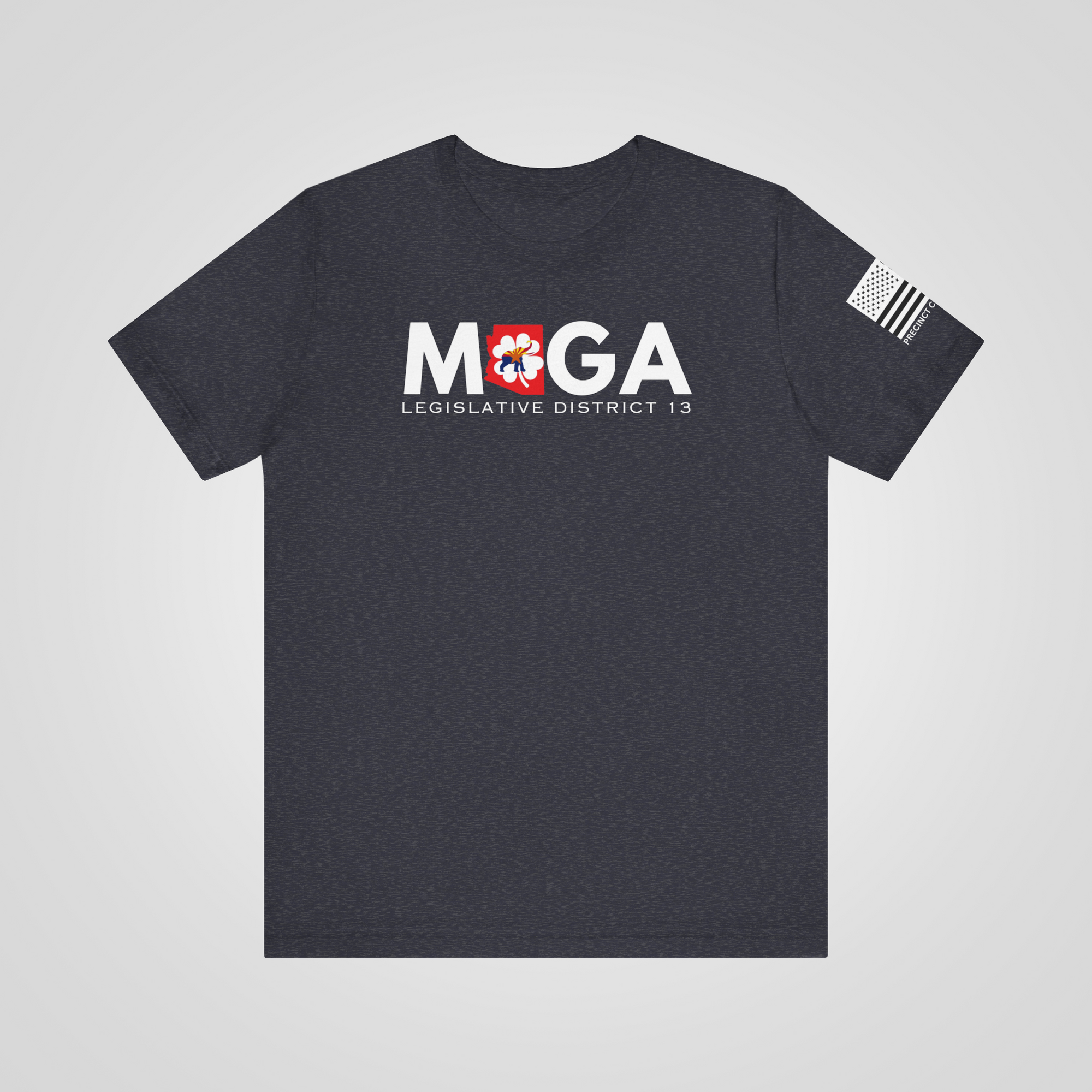 maga ld13 shirt navy heather front