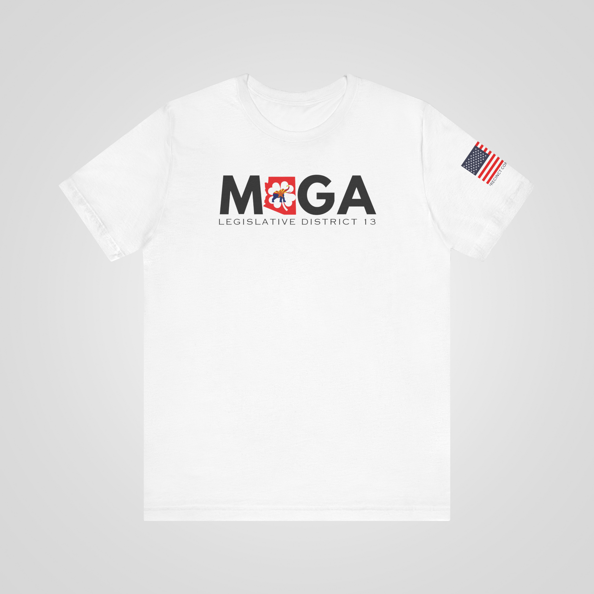 maga ld13 shirt white front