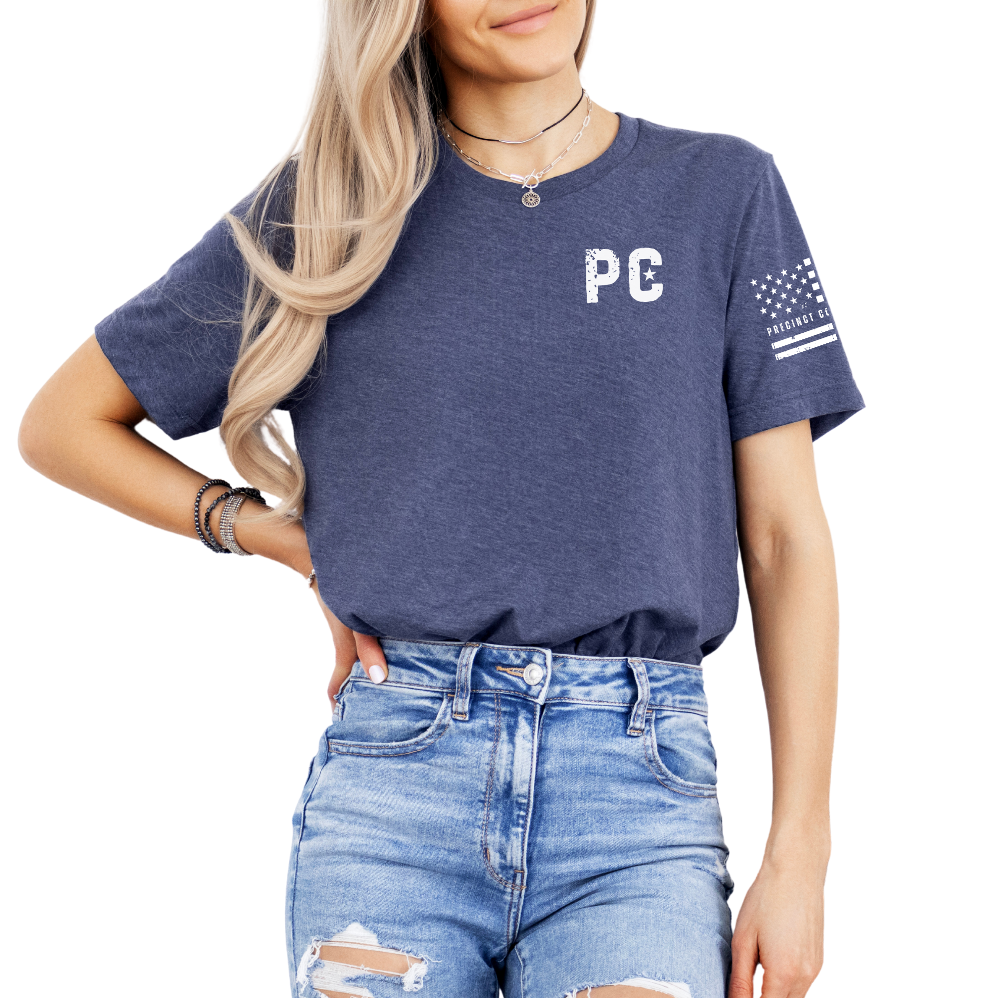 precinct committeeman tshirt american flag tshirt front